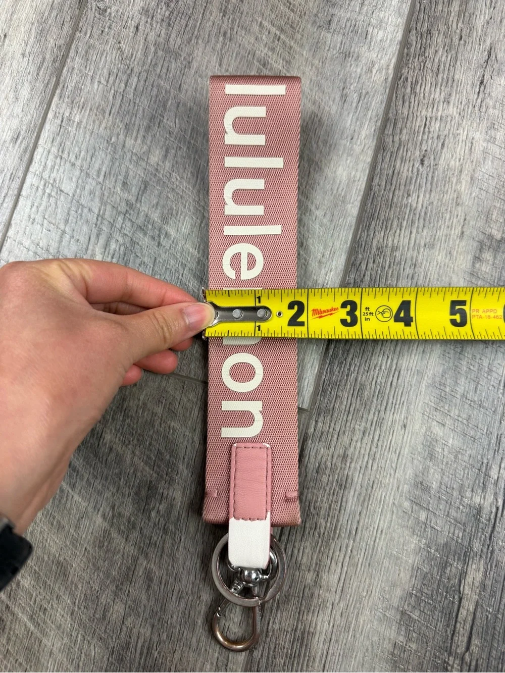 Lululemon Dusty Pink Wristlet